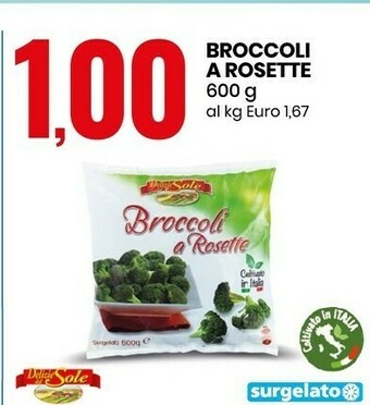 Eurospin Broccoli a rosette 600 g(ml) offerta