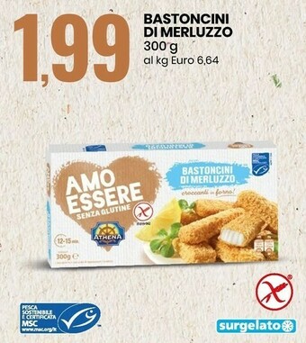 Eurospin Bastoncini di merluzzo offerta