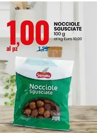 Eurospin Sibamba nocciole sgusciate offerta