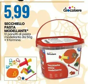 Eurospin Secchiello pasta modellante offerta