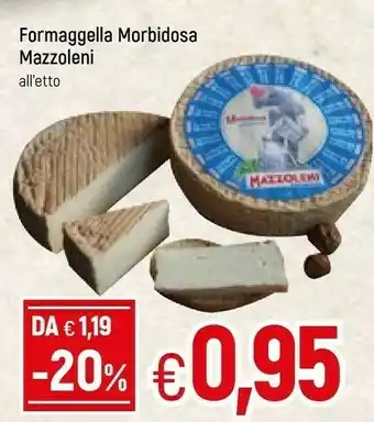 Mazzoleni formaggella morbidosa