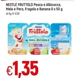 Famila Fruttolo fragola e banana, mela e pera, pesca e albicocca 300 g(ml) offerta