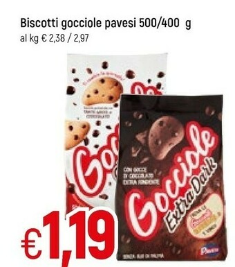 Famila Biscotti gocciole offerta