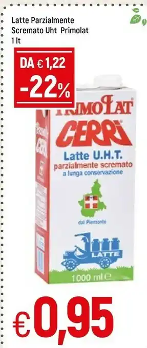 Famila Primolat latte parzialmente scremato uht offerta