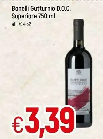 Famila Bonelli gutturnio doc superiore offerta