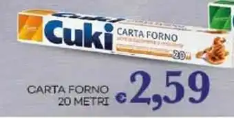 Pilato CARTA FORNO 20 METRI offerta