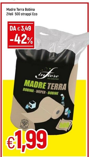 Famila Madre terra bobina 2veli 500 strappi eco offerta