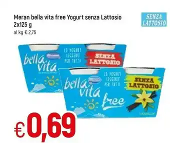 Famila Bella vita free lo yogurt leggero per tutti banana 250 g(ml) offerta