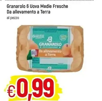 Famila 6 uova fresche da allevamento a terra offerta
