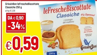Famila Grissinbon le fresche biscottate classiche offerta