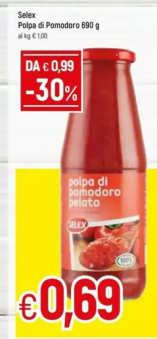 Famila Selex polpa di pomodoro offerta