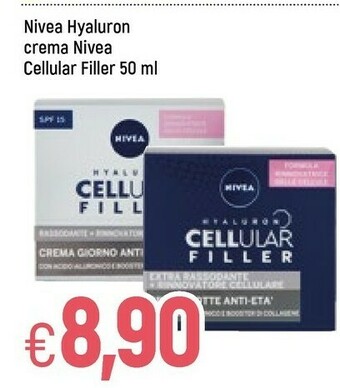 Famila Nivea hyaluron crema cellular filler offerta