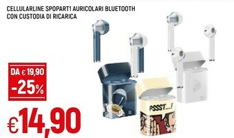 Spopart1 auricolari bluetooth con custodia di ricarica