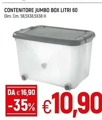 Famila Contenitore jumbo box litri offerta