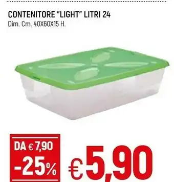 Famila Contenitore light litri 24 offerta