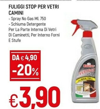 Fuliggi stop per vetri camini
