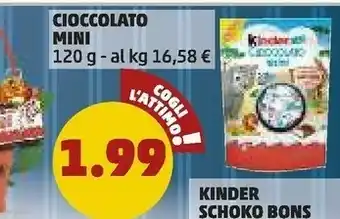 PENNY Ferrero kinder mini cioccolato offerta