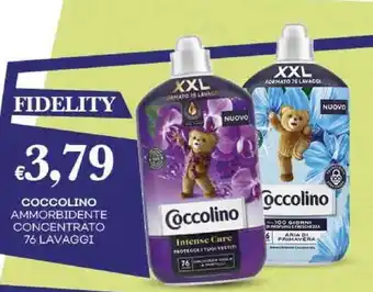COCCOLINO AMMORBIDENTE CONCENTRATO 76 LAVAGGI