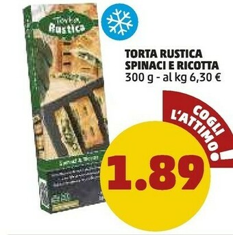 PENNY Torta rustica con spinaci e ricotta 300g offerta