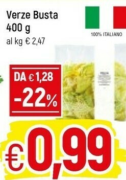 Famila Verze busta offerta