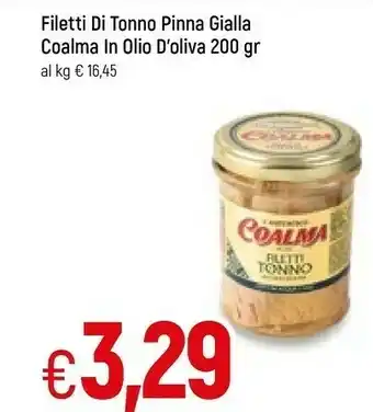 Filetti di tonno pinna gialla in olio d'oliva