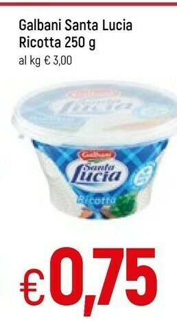 Famila Santa lucia ricotta offerta