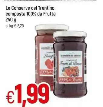Famila Composta di pesche 100% da frutta offerta