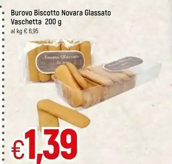 Famila Novara glassato burovo biscotto vaschetta offerta