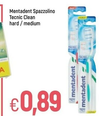 Famila Spazzolino tecnic clean hard/medium offerta