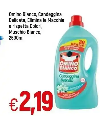 Famila Omino bianco candeggina delicata offerta