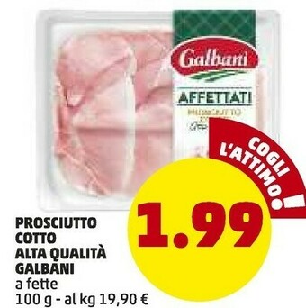 PENNY Galbani prosciutto cotto offerta