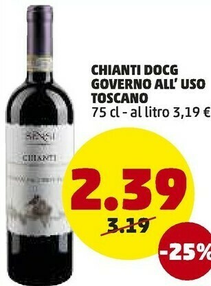 PENNY Chianti docg governo all'uso toscano offerta