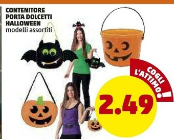 Contenitore porta dolcetti halloween