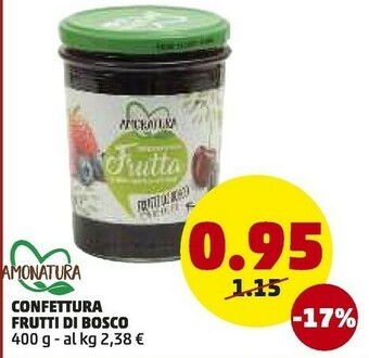PENNY Amonatura confettura frutti di bosco offerta