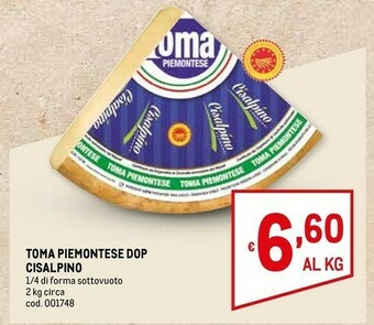 Metro Formaggio offerta