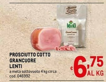 Metro Prosciutto cotto offerta