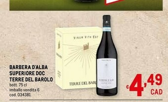 Metro Vino rosso offerta