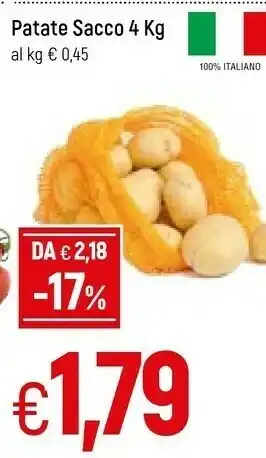 Galassia Patate sacco offerta