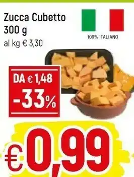 Galassia Zucca cubetto offerta