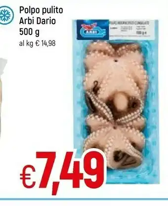 Galassia Polpo pulito dario offerta