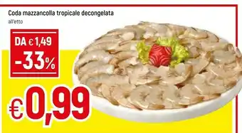 Galassia Coda mazzancolla tropicale decongelate offerta