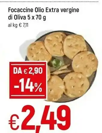 Galassia Focaccine olio extra vergine di oliva offerta