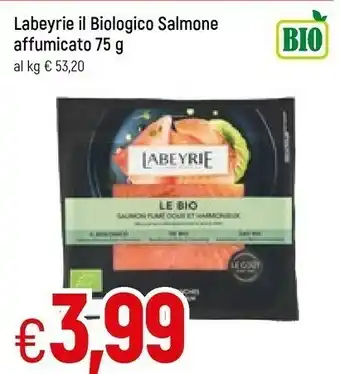 Galassia Salmone affumicato biologico 75 g(ml) offerta