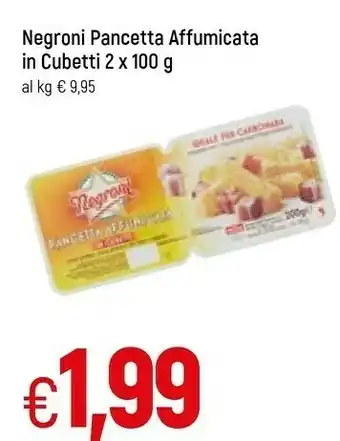 Pancetta affumicata a cubetti