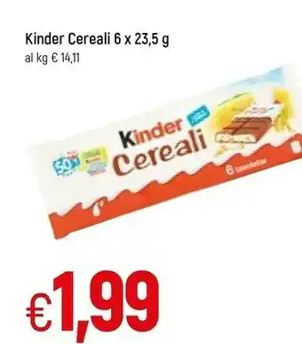 Galassia Kinder cereali offerta