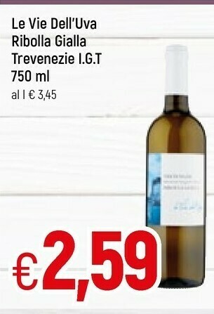 Le vie dell'uva ribolla gialla trevenezie igt