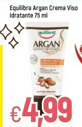 Galassia Equlibra argan crema viso idratante offerta