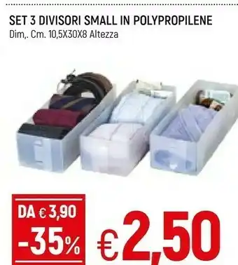 Domopak living set 3 divisori small