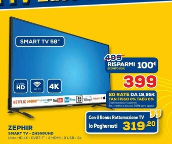 Zephir smart tv zhs58uhd