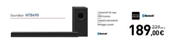 Euronics Panasonic soundbar htb490 offerta